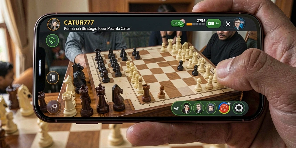 Tampilan gameplay menegangkan dari CATUR777 dengan strategi menantang.