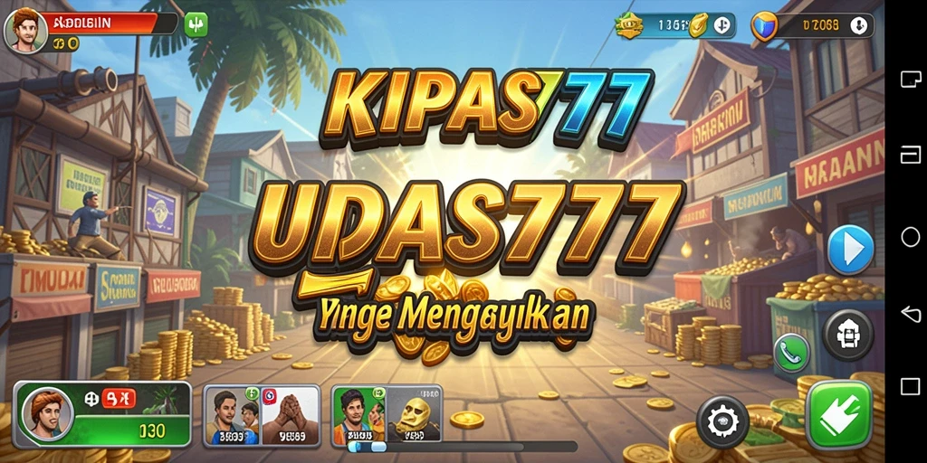 Tangkapan layar gameplay KIPAS777 menunjukkan aktivitas membangun bisnis yang seru.
